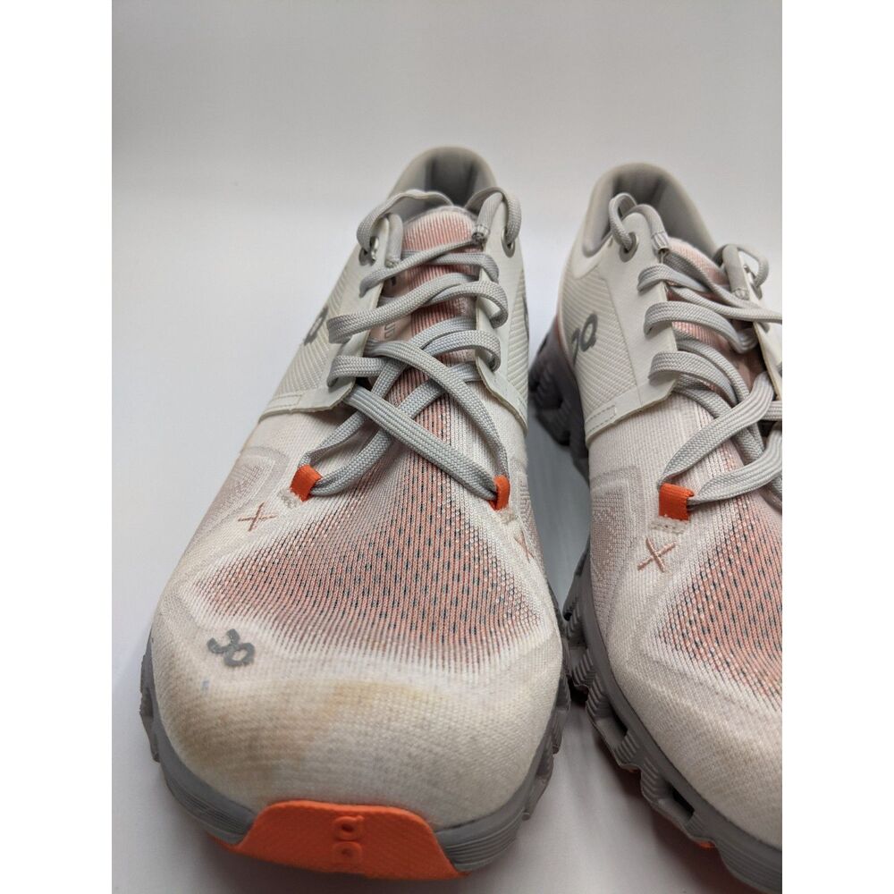 On Women's Cloud X 3 Sneakers, Ivory/Alloy, 9.5 Medium US - Picture 6 of 14